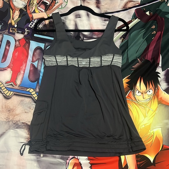 EUCLululemon Elevate Tank Grey Light Grey W/ Adjustable Waist/Back Pocket Size 6 - Picture 5 of 7